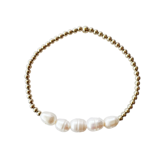 Freshwater Five Pearl Skinny Stacker