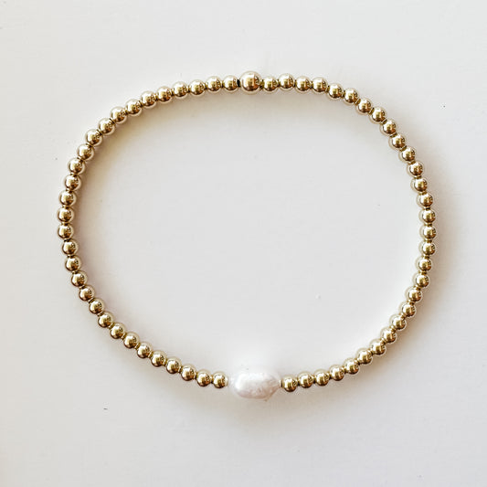 Freshwater Dainty Pearl Skinny Stacker