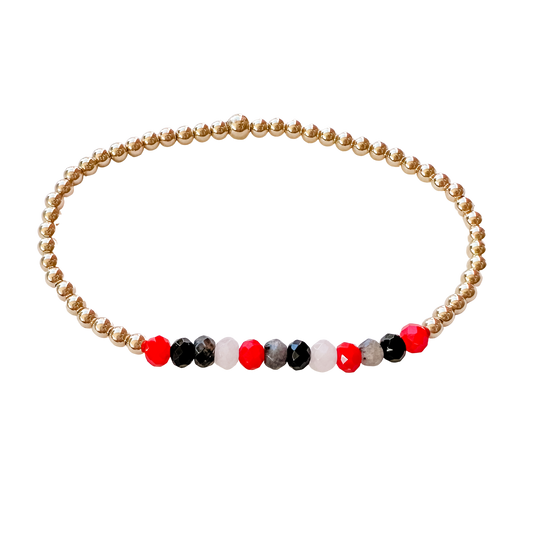 Red & Black Skinny Stacker