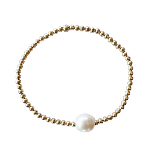 Freshwater Statement Pearl Skinny Stacker